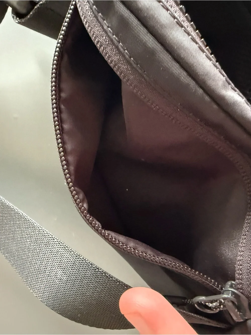 LuLulemon Black Crossbody Belt Bag